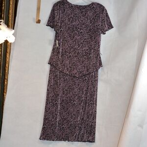 V Neck Dress by Connected Sz 8P NWT